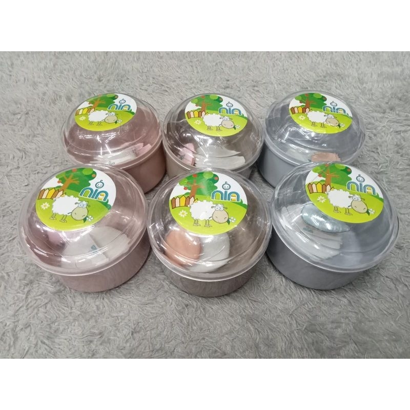 Nia Tempat Bedak Isi 1 + Tepukan Kecil