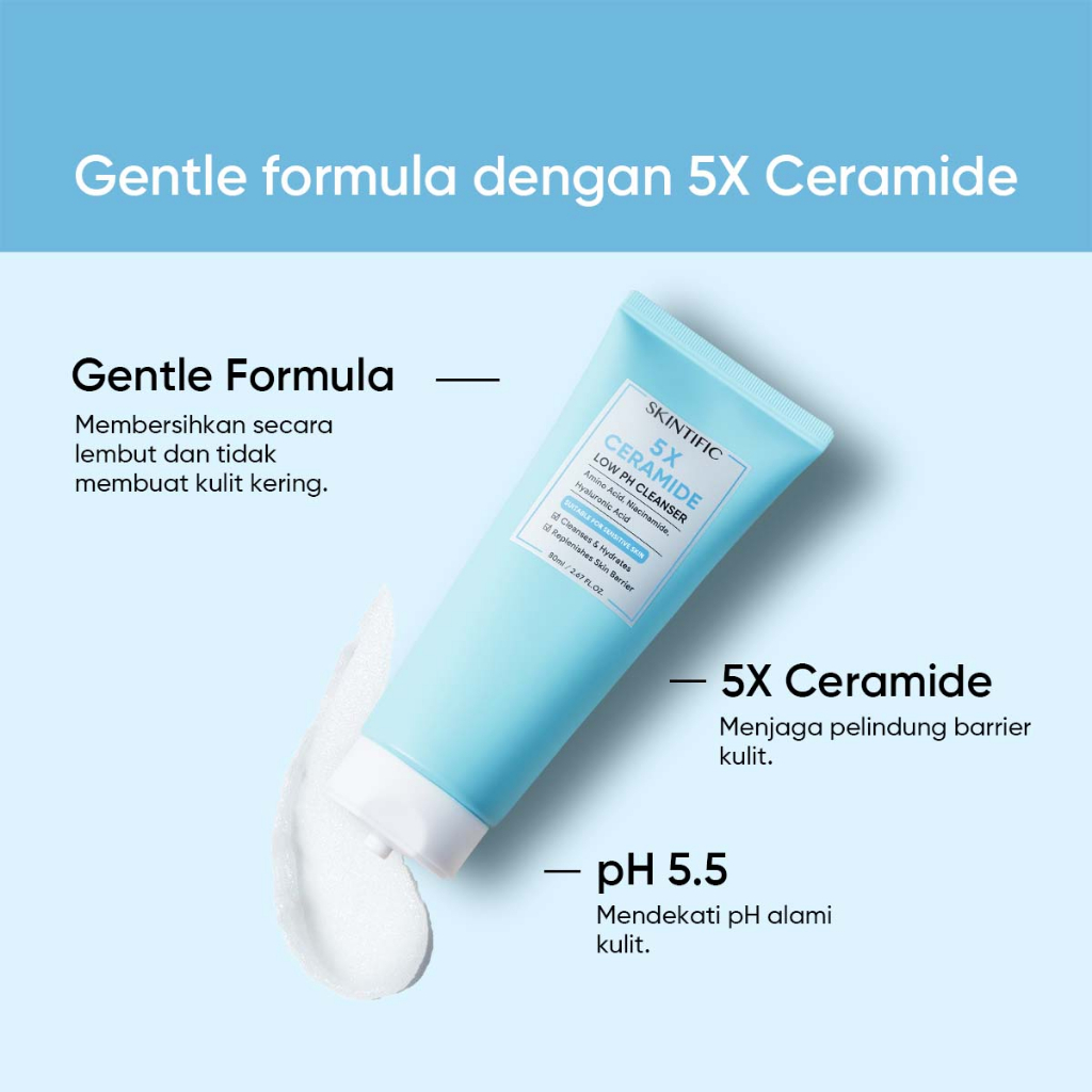 NEW 2PCS SKINTIFIC Centella Asiatica Face Toner 2pcs Acne set 5% Panthenol Acne Calming Water Gel + MSH Niacinamide Brightening Moisture Gel + 5X Ceramide Barrier  Moisture Gel +  5X Ceramide Low pH Cleanser + SKINTIFIC Amino Acid Ultra