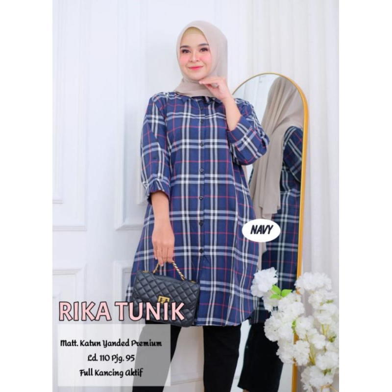 RIKA LONG  TUNIK BAJU WANITA TERBARU