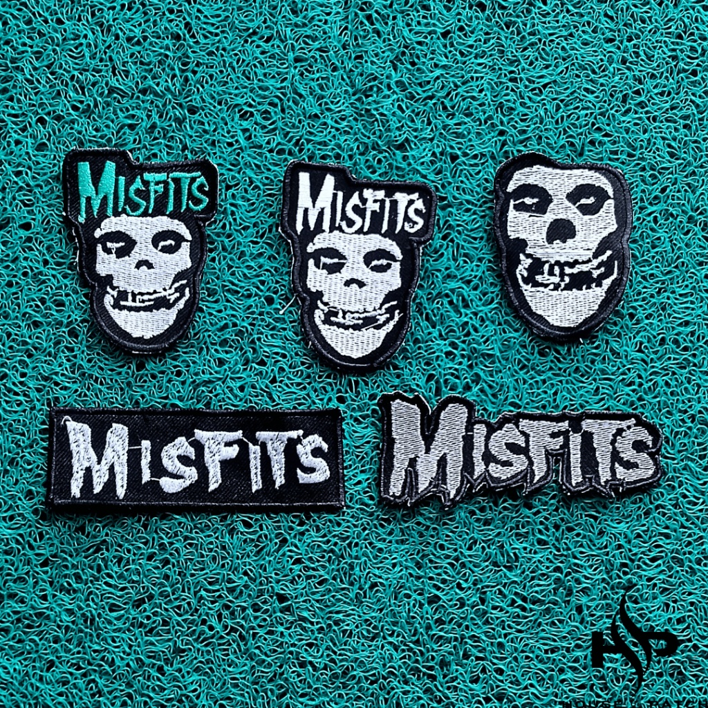PATCH BORDIR EMBLEM BORDIR PATCH MUSIK BAND MISFITS