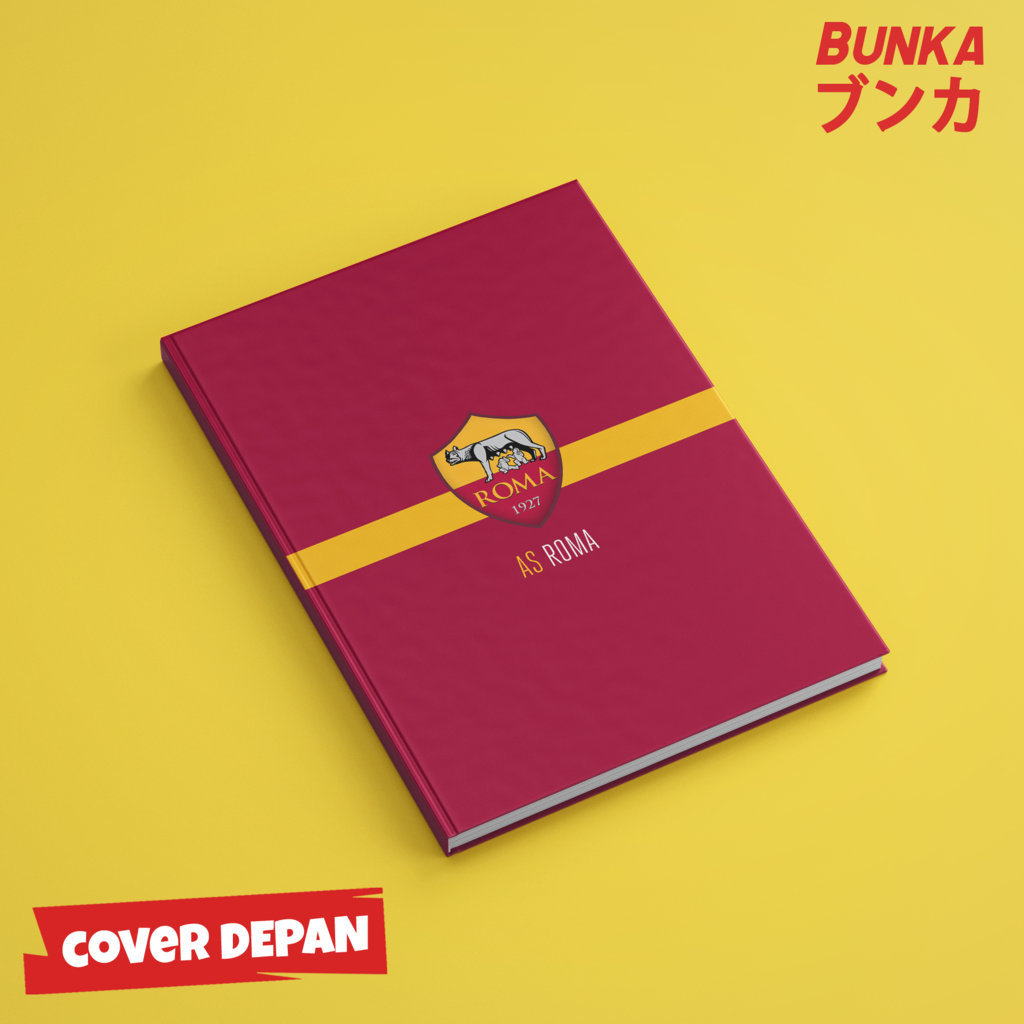 

Note Book Bola Club AS Roma Fans Football Hardcover A5 Buku Tulis Catatan Notes Agenda Planner Jurnal vintage buku catatan story book kado anniversary valentine cowok cewek murah