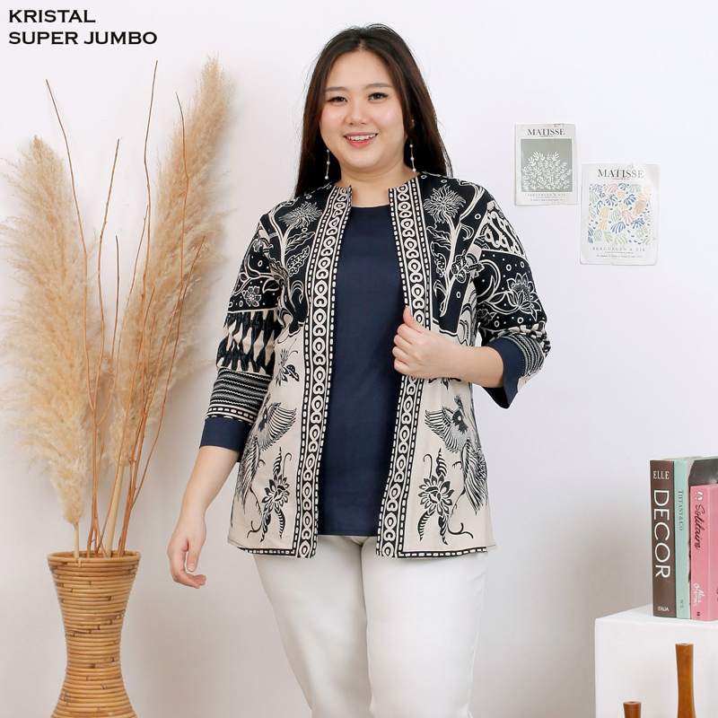 KRISTAL TOP - Atasan Batik Wanita Lengan Panjang