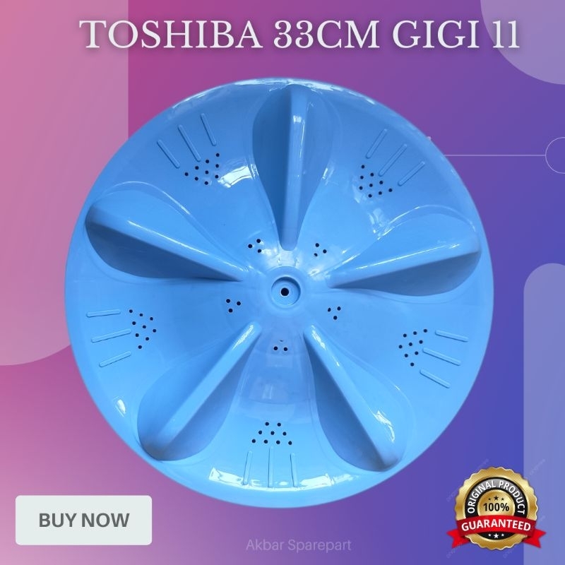 Pulsator Mesin Cuci Toshiba aw bx80kn gigi 11 diameter 33cm