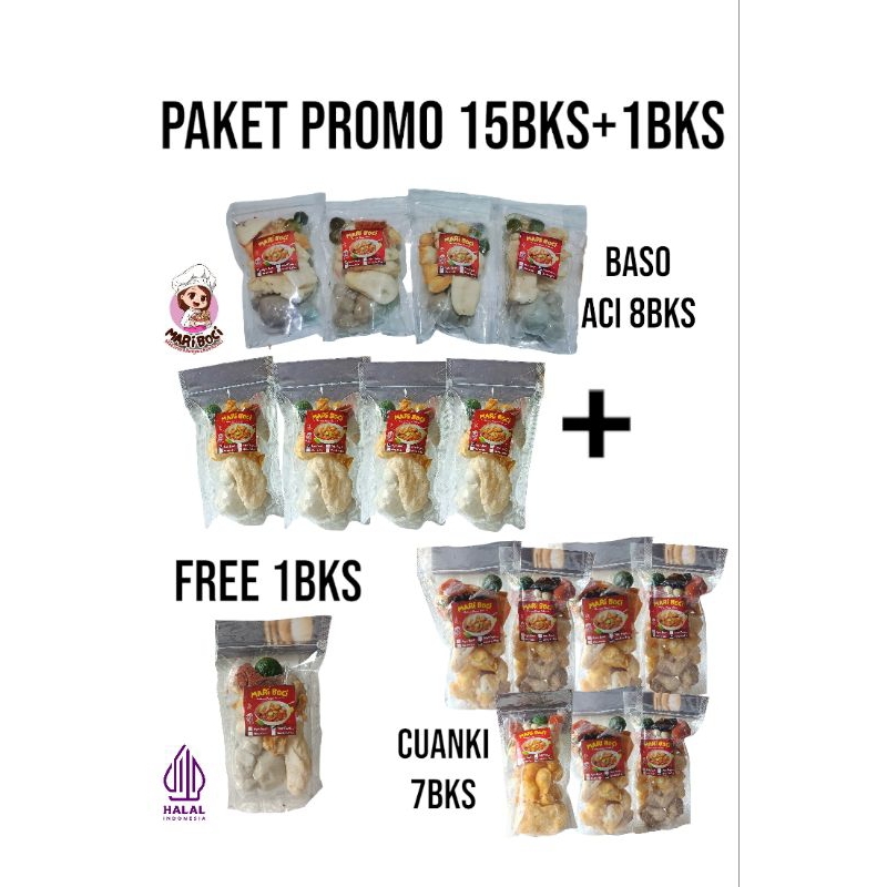 

Paket Promo Boci 15bks+free 1bks