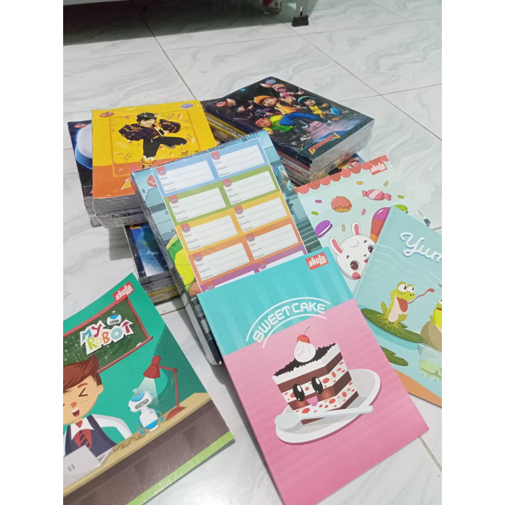 

BUKU TULIS SIDUM 58 LEMBAR / BUKU TULIS SEKOLAH ( 1 PACK ISI 10 Pcs ) gambar bagus