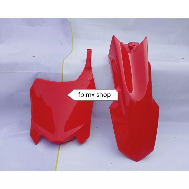 Spakbor depan CRF 150l Dan papan nomor CRF 150l Spakbor depan dan papan nomor CRF 150l spakbor depan