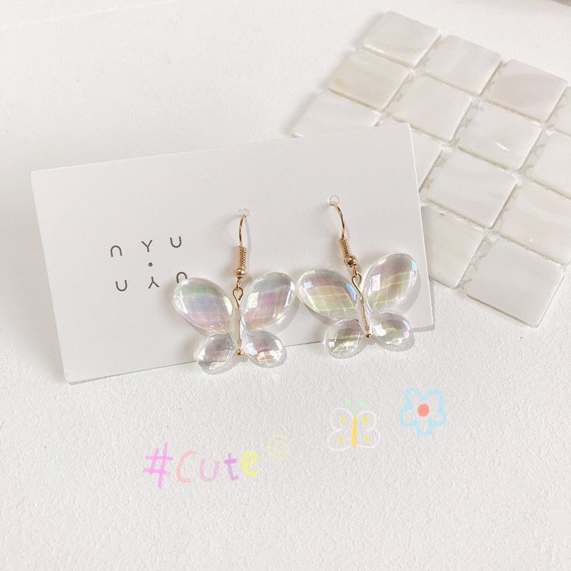 COD Anting Wanita Model Pita Kupu Hias Cantik Korean Style Import