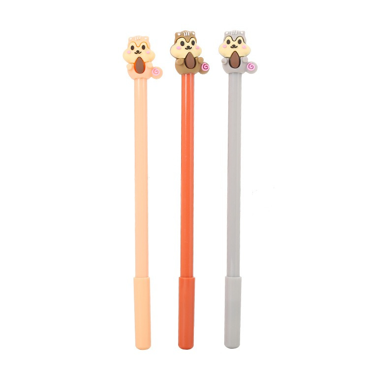 

Gannise 3pcs Pen Pena Pulpen Karakter Tupai GN-ST0361