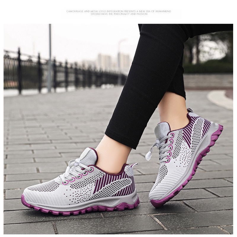 GROSIRTAS LV0280 Sepatu Sneakers Wanita Import Sepatu Sport Rajut Wanita Breathable Fashion Kasual Kekinian