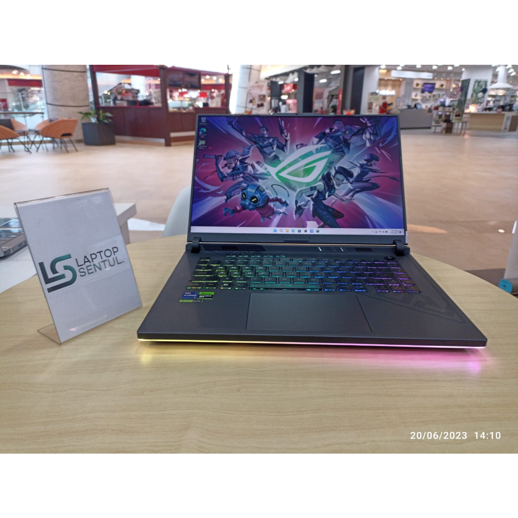 LAPTOP GAMING ASUS ROG STRIX G614JV INTEL CORE I7 13650HX RAM 64GB 1 TB SSD RTX4060 8GB 165Hz RGB WINDOWS 11