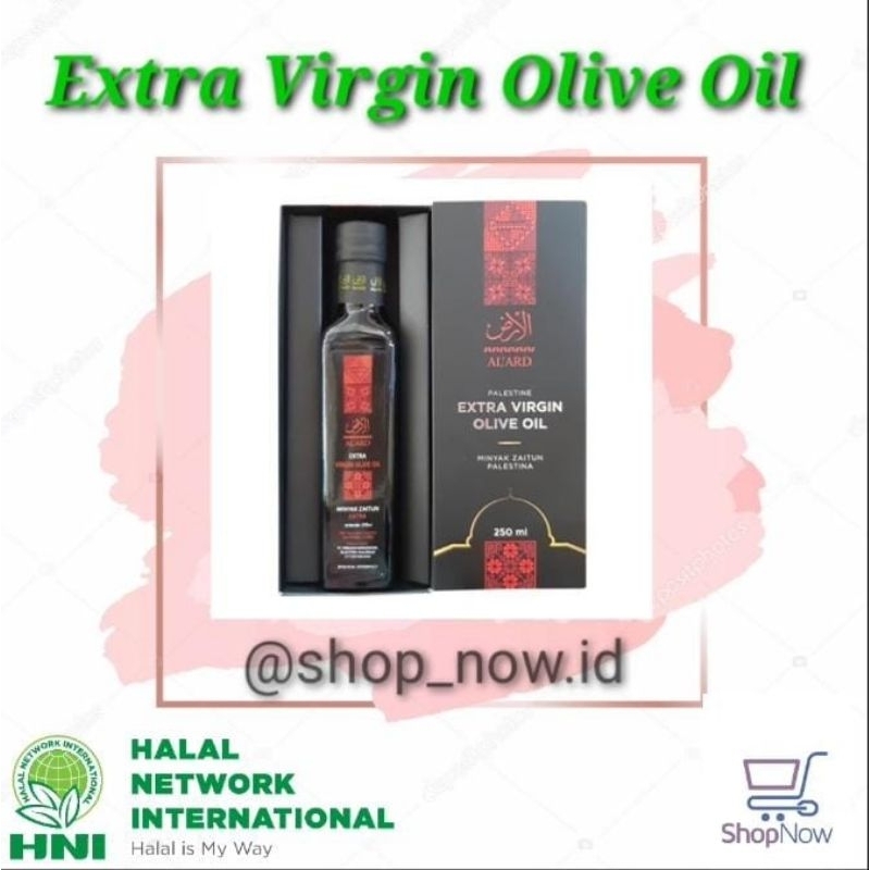 Al ard Extra Virgin Olive Oil HNI HPAI || Minyak Zaitun Palestine 250 ml