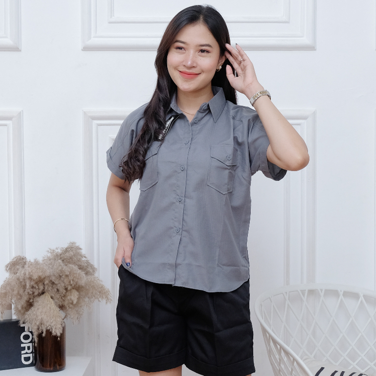 Baju Atasan Wanita Terbaru / Nevana Shirt Kemeja Wanita Terbaru