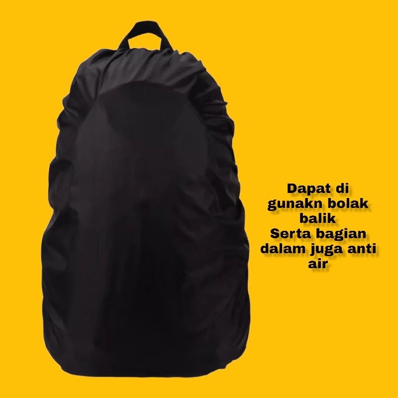 Cover tas waterproof / cover bag anti air / mantel tas / pelindung tas / jas hujan tas / coper