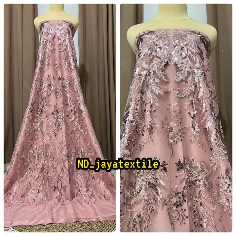 Tile Payet Mutiara/Payet Mewah/Bahan Kebaya