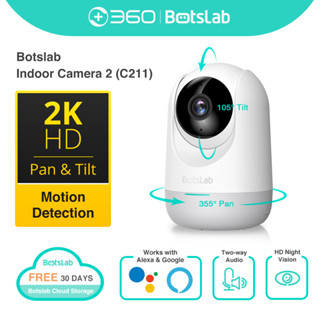 360 Botslab C211 Smart IP Camera CCTV Wifi PTZ 2K 3MP FHD