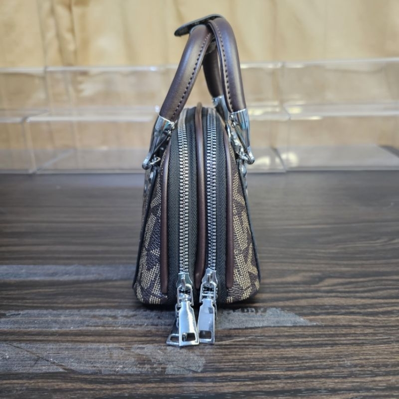 PREMIUM TAS FASHION WANITA MOTIF/TAS SELEMPANG ALMA MINI 20CM 2RESLETING IMPORT