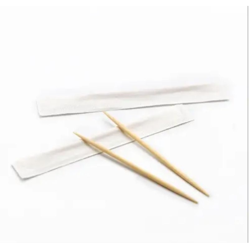 Tusuk Gigi Steril Bungkus Kertas Bersih &amp; Higienis