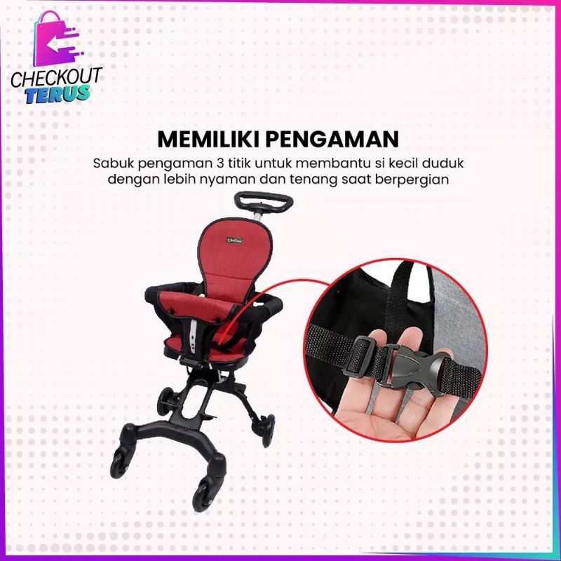 [Rumahbayipdg] KERETA DORONG BAYI STROLLER BAYI DAN ANAK MAGIC STROLLER