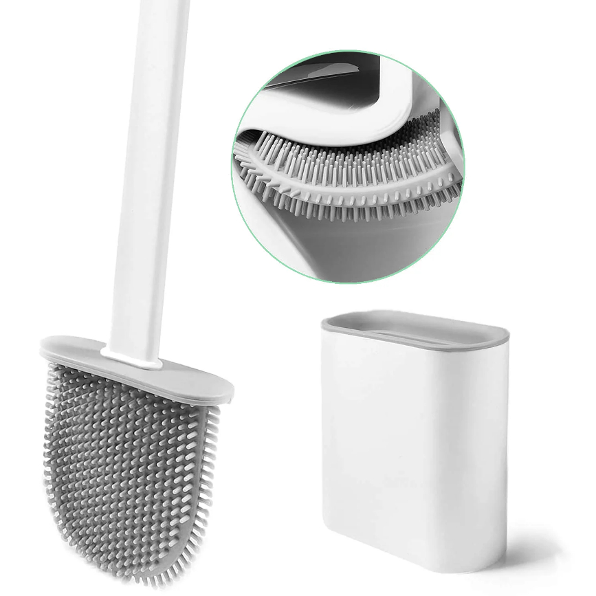 [DEASHOP] TOILET BRUSH SILICONE FLEXIBLE / SIKAT TOILET / SIKAT WC BAHAN SILIKON FLEKSIBEL