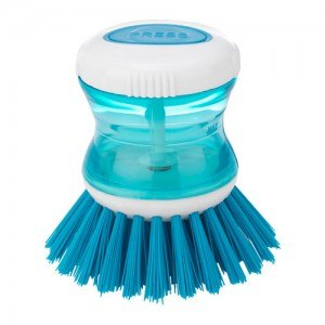 [DEASHOP] SIKAT PIRING PANCI INOVATIF DISPENSER SABUN CAIR BRUSH SOAP KITCHEN MULTIFUNGSI 2 IN 1