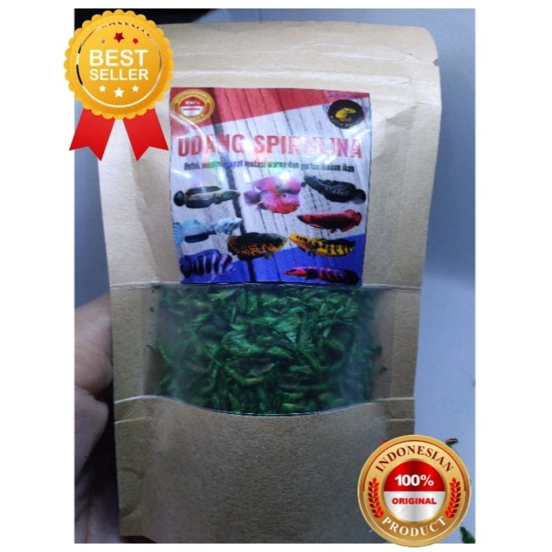 

udang kering spirulina 25gram