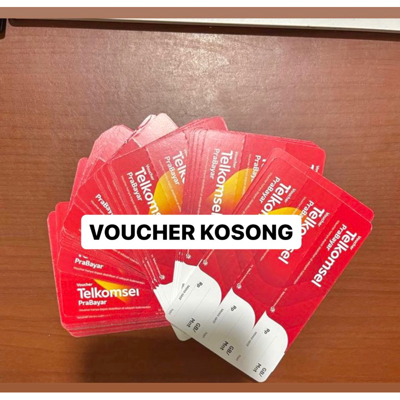 VoucherTelkomsel/AreaKALIMANTAN/Kosong/zero/Blank