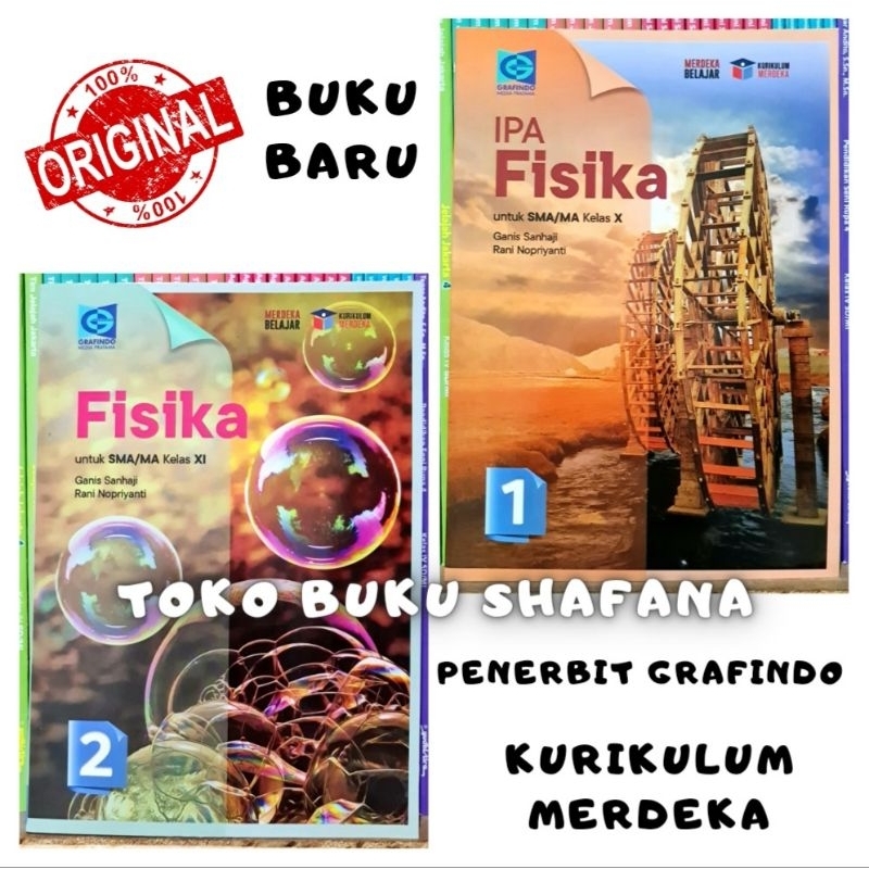 Buku IPA FISIKA Kelas 10 11 / 1 2 SMA Penerbit Grafindo Kurikulum Merdeka