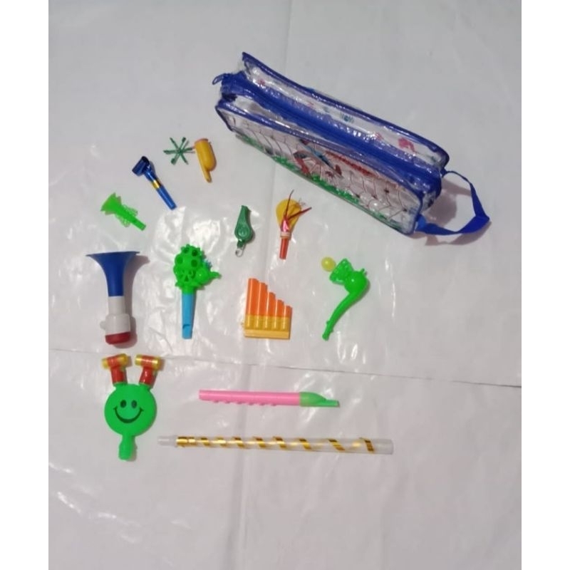 GE TOYS MAINAN TIUP TERAPI WICARA 11 PC DAN TAS