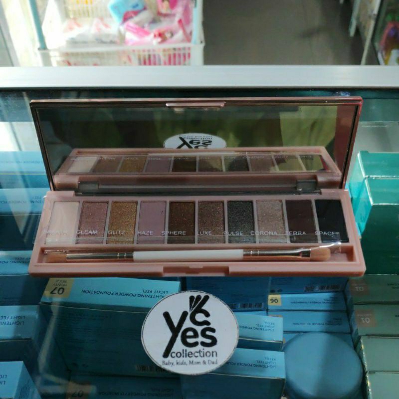 Wardah Instaperfect SPOTLIGHT Chromatic Eye Palette 10 g eyeshadow pallete Kosmetik Mata Makeup Cosmetic Mewah Super Cantik