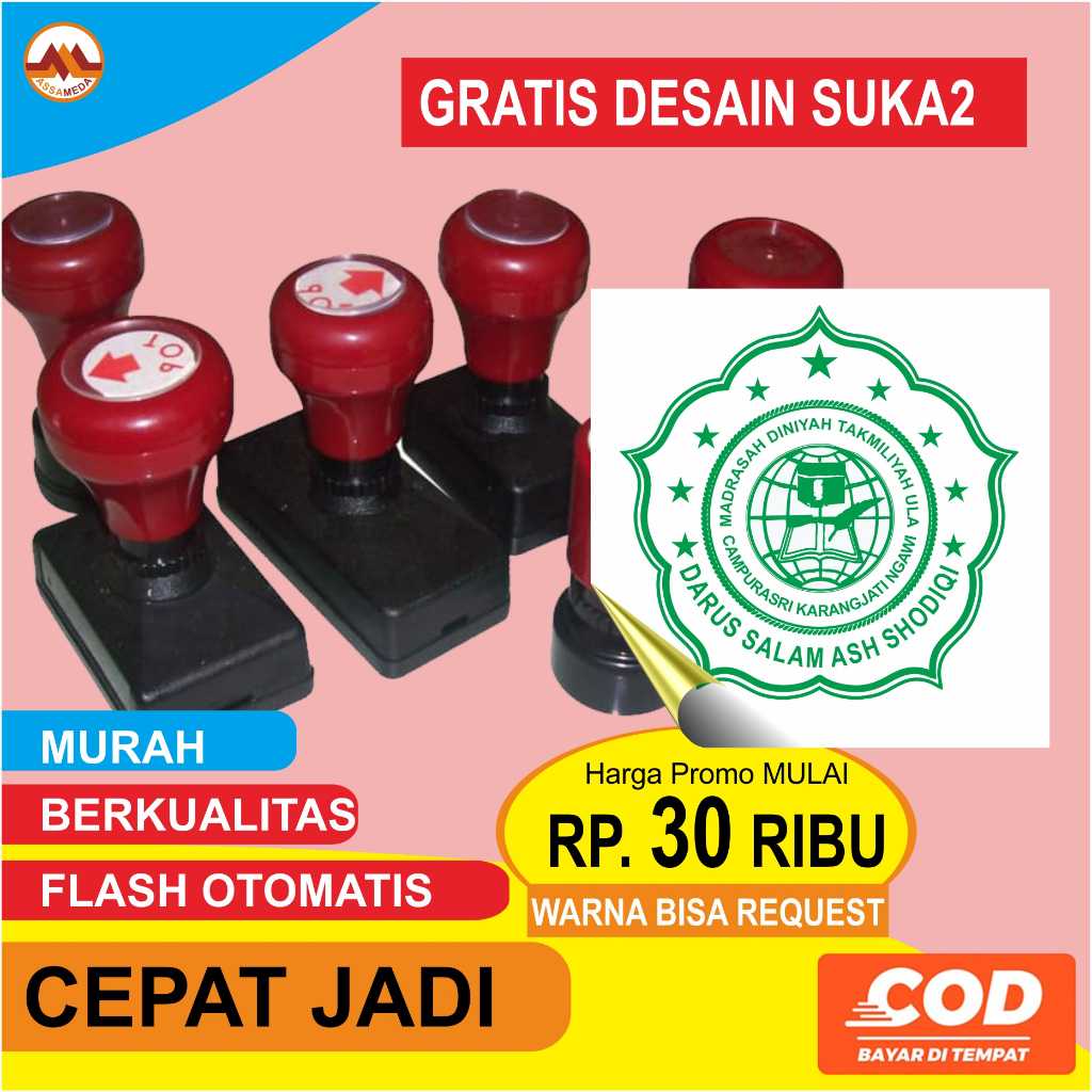 

STEMPEL BULAT OTOMATIS/ FLASH / WARNA