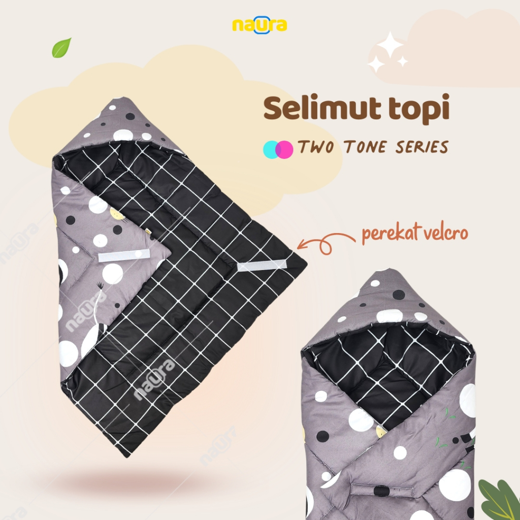 Selimut topi bayi hoodie selimut bedcover bayi hangat dan empuk