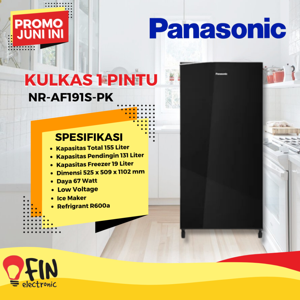 Kulkas Panasonic NR-AF191S-S/PK