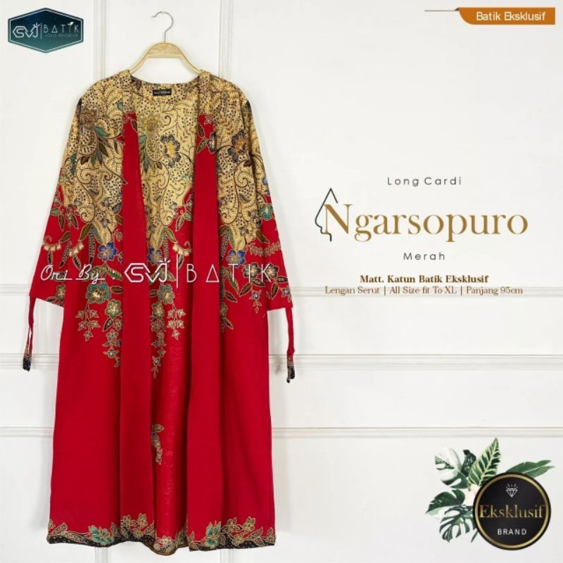 OUTER KONDANGAN CARDIGAN WANITA OUTER BATIK MODERN BATIK AZ