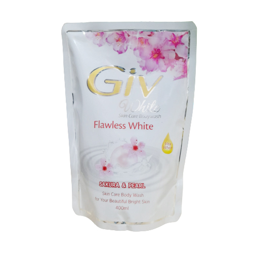 Giv White Bodywash Flawless White Sakura & Pearl 400 ml