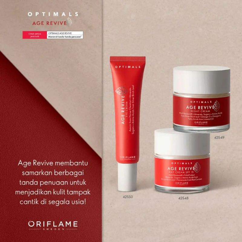 0ptimals Age Revive Eye Cream/ Day Cream /Night Cream/Serum