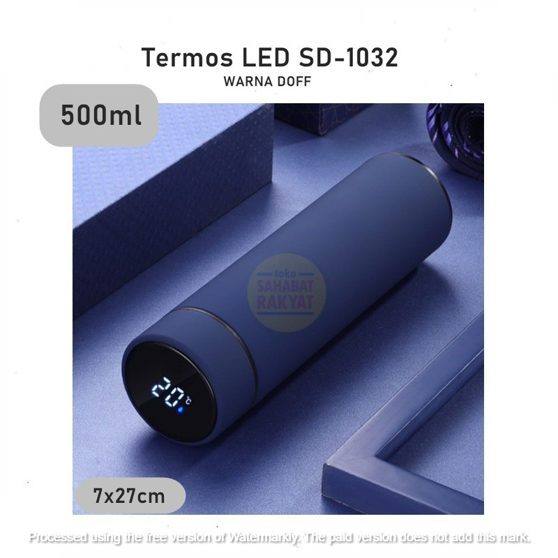 Termos Termometer/Termos Outdoor/Termos Travel LED Doff 500ml