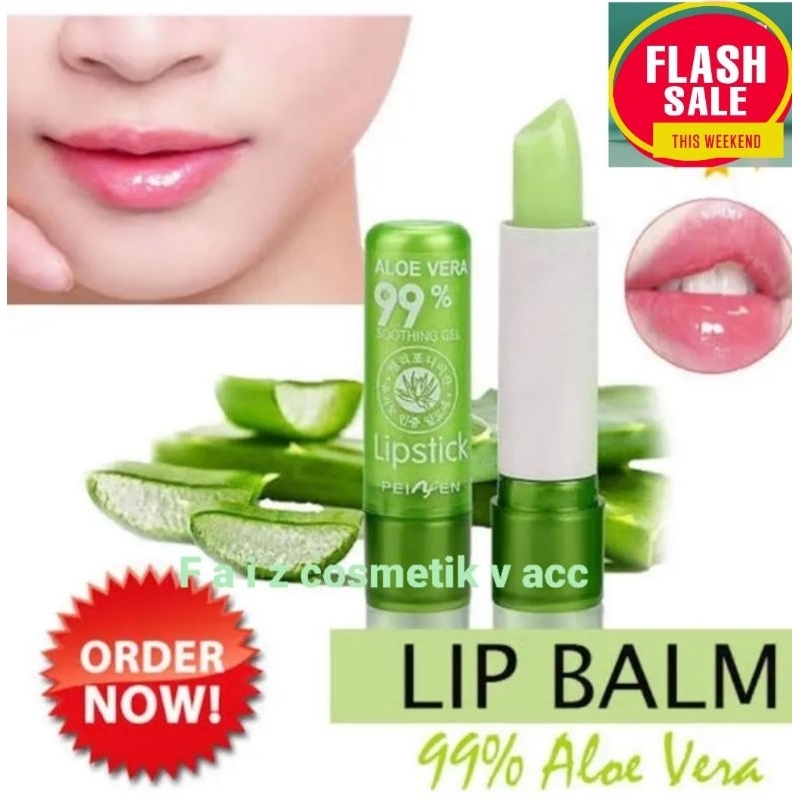 LIP BALM/ LIPSTIK/LIPSTICK ALOE VERA 99% SOOTHING GEL (HARGA PROMO)