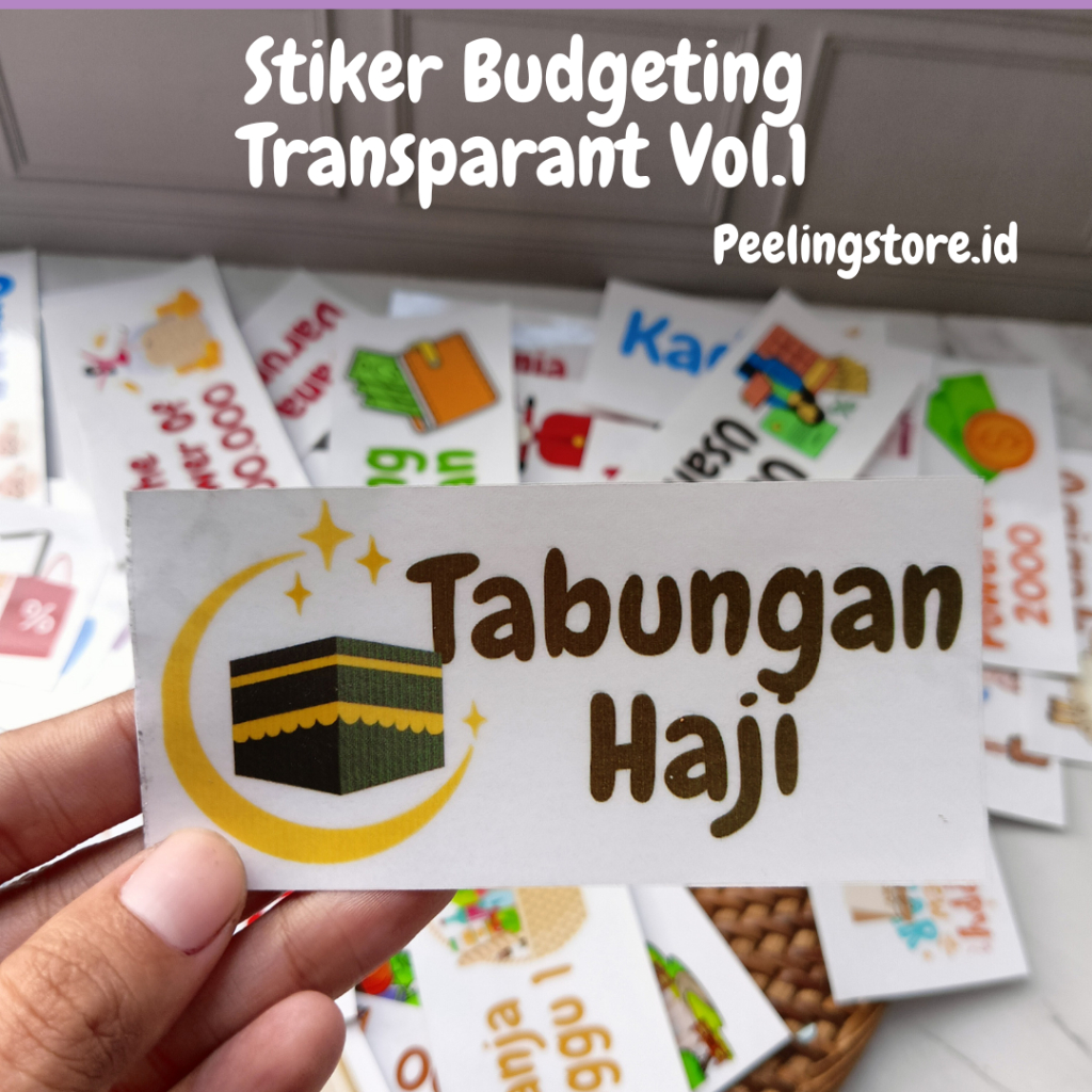 

STIKER BUDGETING TRANSPARAN VOL. 1