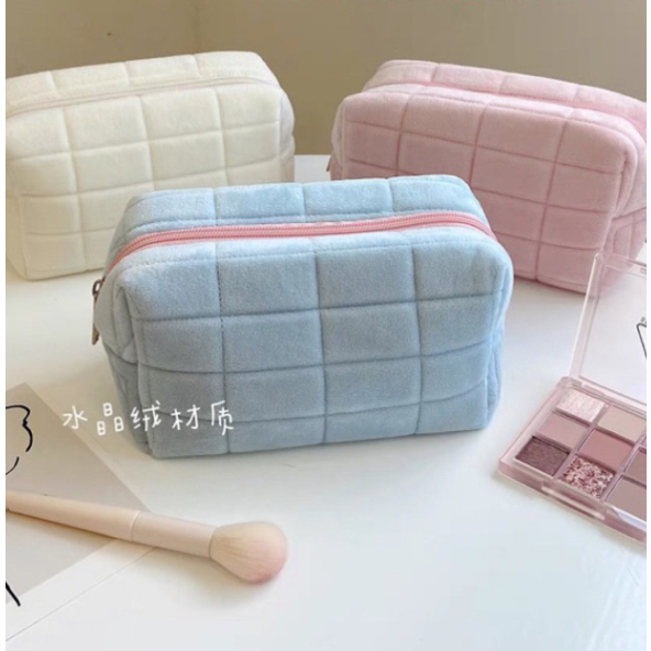 Pouch Make Up Pillow /Pouch Make Up Kualitas Import/Pouch Cute Pillow Warna Pastel