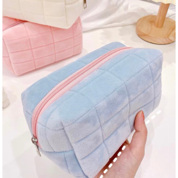 Pouch Make Up Pillow /Pouch Make Up Kualitas Import/Pouch Cute Pillow Warna Pastel