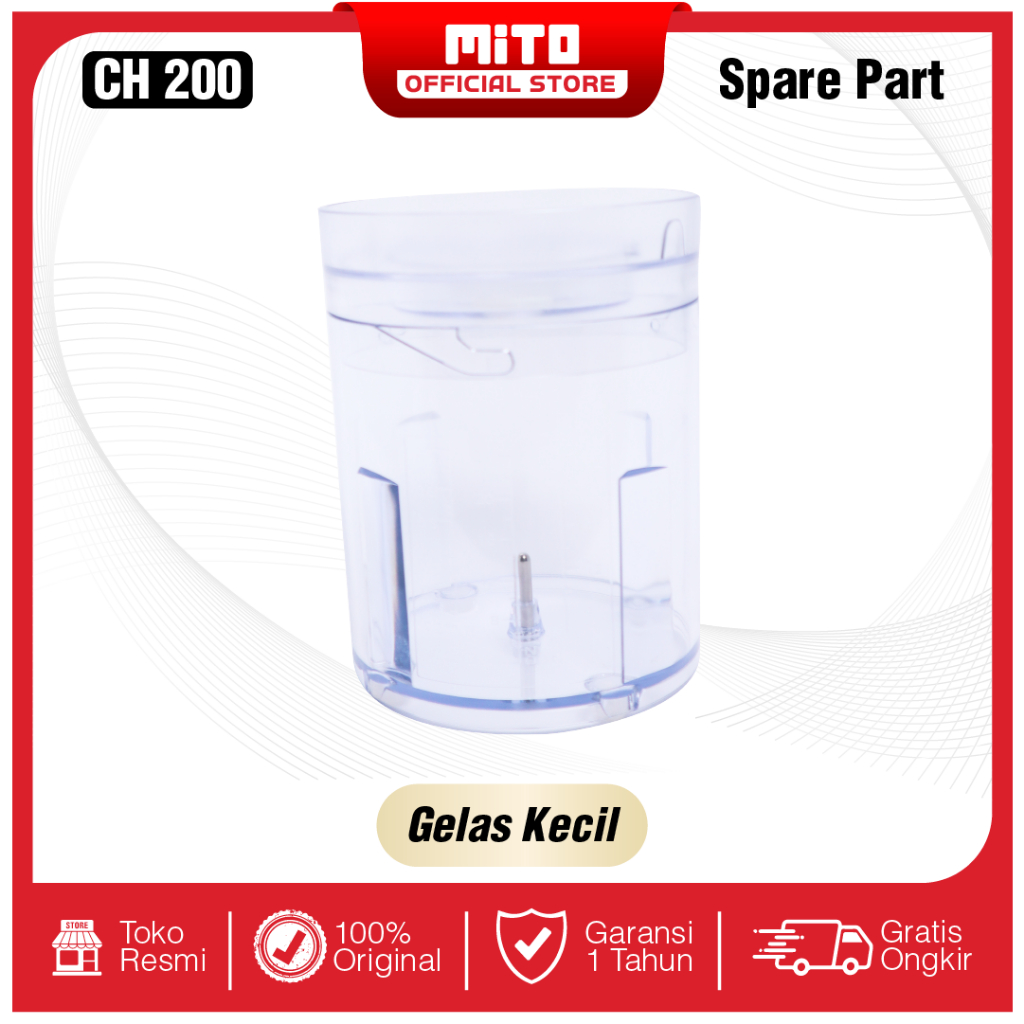 SPARE PART MITOCHIBA Food Chopper CH200 - Gelas - Tutup Gelas - Pisau - Whisker