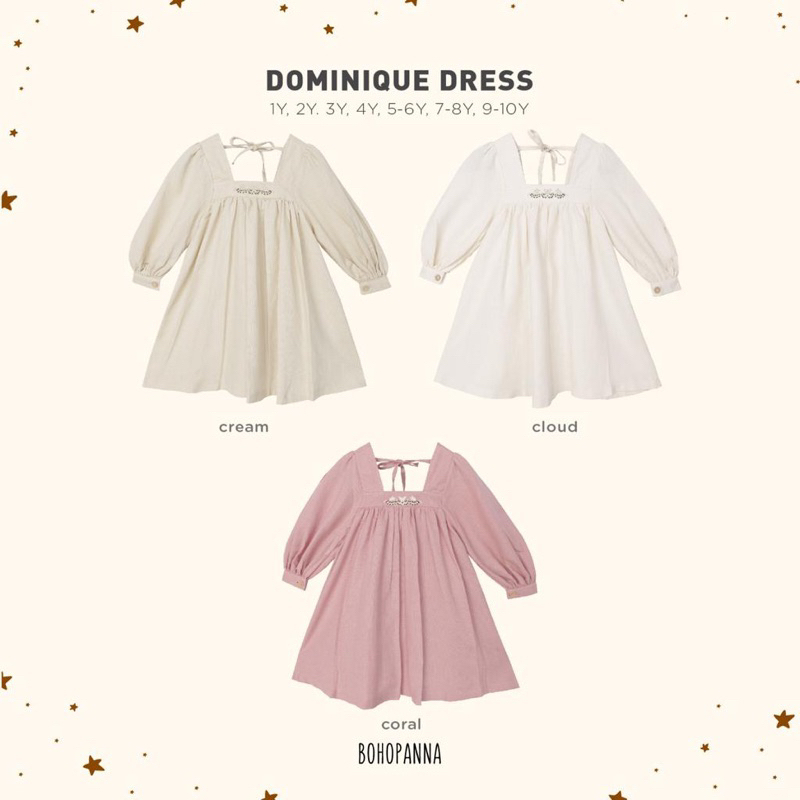 Bohopanna Dominique Dress Anak Perempuan 1-10 Tahun