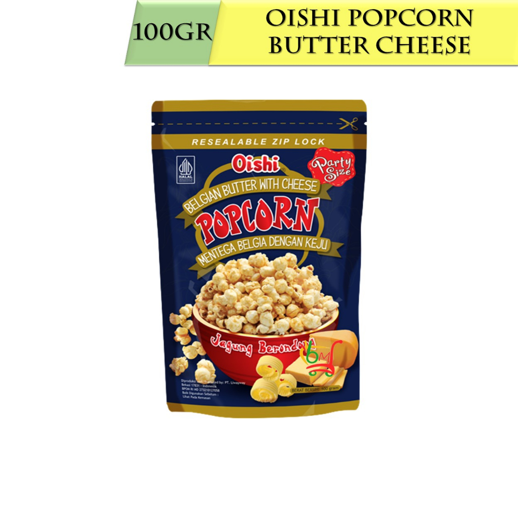 

Oishi Popcorn Berondong Jagung Rasa Belgian Butter Cheese