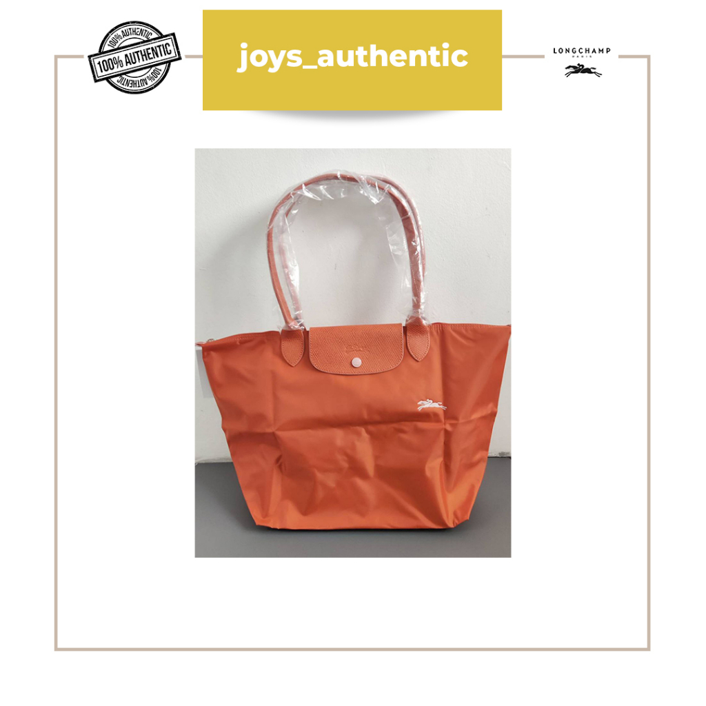 Tas Wanita Longchamp SLH Small Long Handle Rouille Woman Bag Authentic Original
