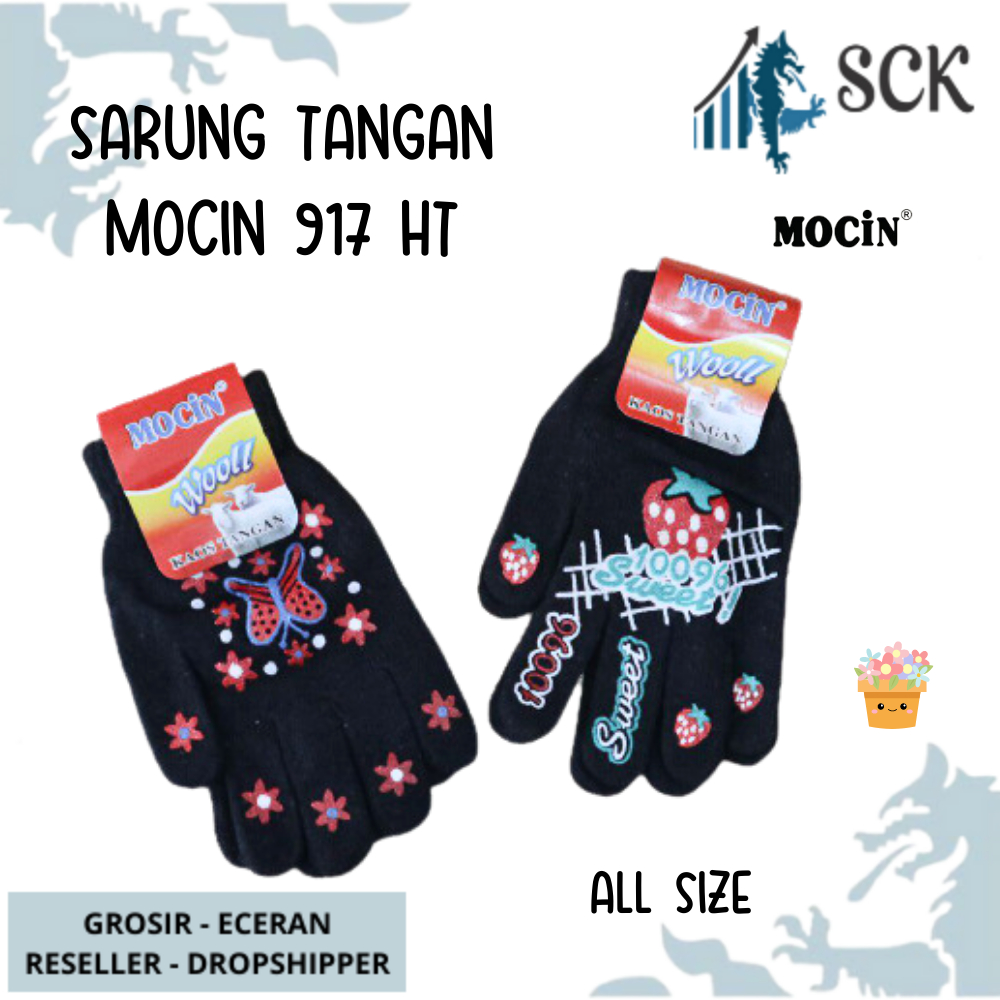 Sarung Tangan MOCIN 917 Motor Dewasa Kombinasi Motif MOCIN 917 / Kaos Tangan Wanita Perempuan / Kaus Tangan Perlengkapan Otomotif - sckmenwear GROSIR