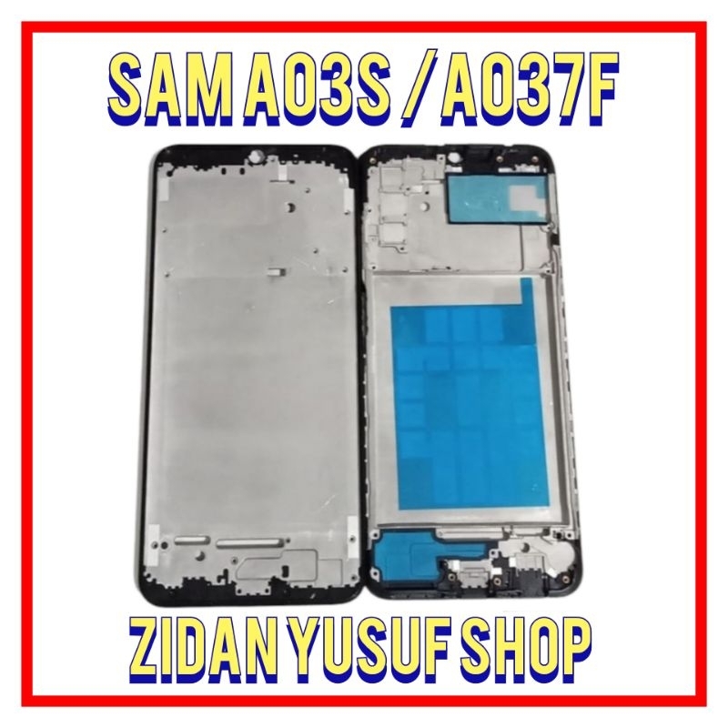 FRAME BAZEL BEZZEL TULANG TATAKAN LCD SAMSUNG GALAXY A03S / A037F ORIGINAL