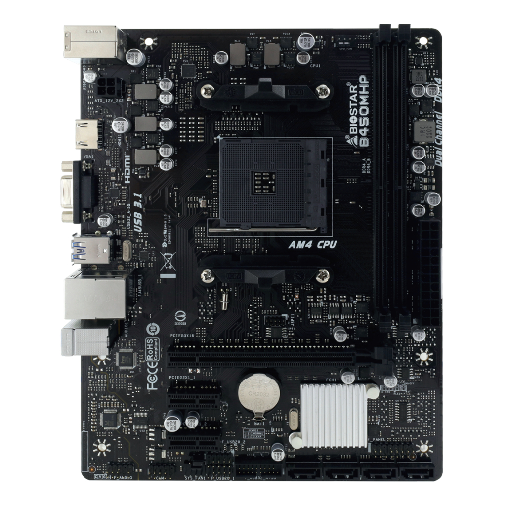 Motherboard BIOSTAR B450MHP - AMD AM4 DDR4 Biostar B450M-HP