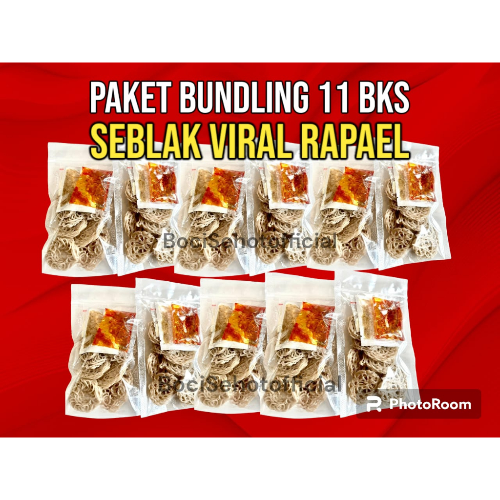 Paket 11 bks Seblak Viral Rapael ala boci sehot