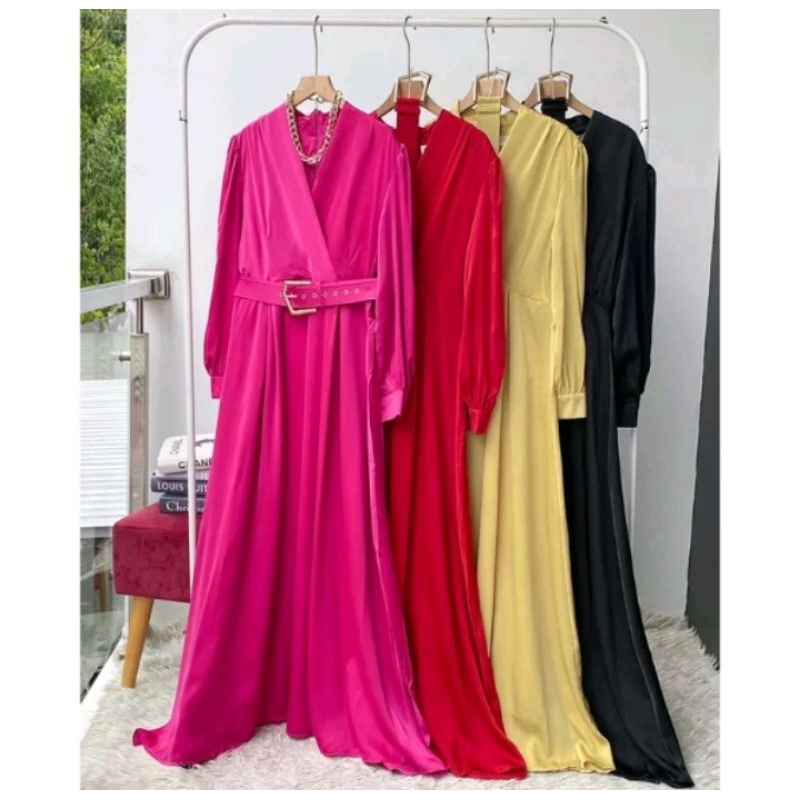 Dress Silk Polos Bangkok / Order Bunda Hj Iliyani