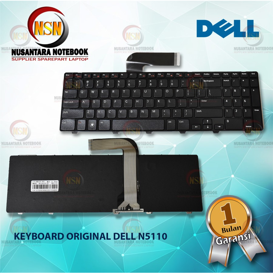 Keyboard Laptop ORI Dell N5110 Series (Black)